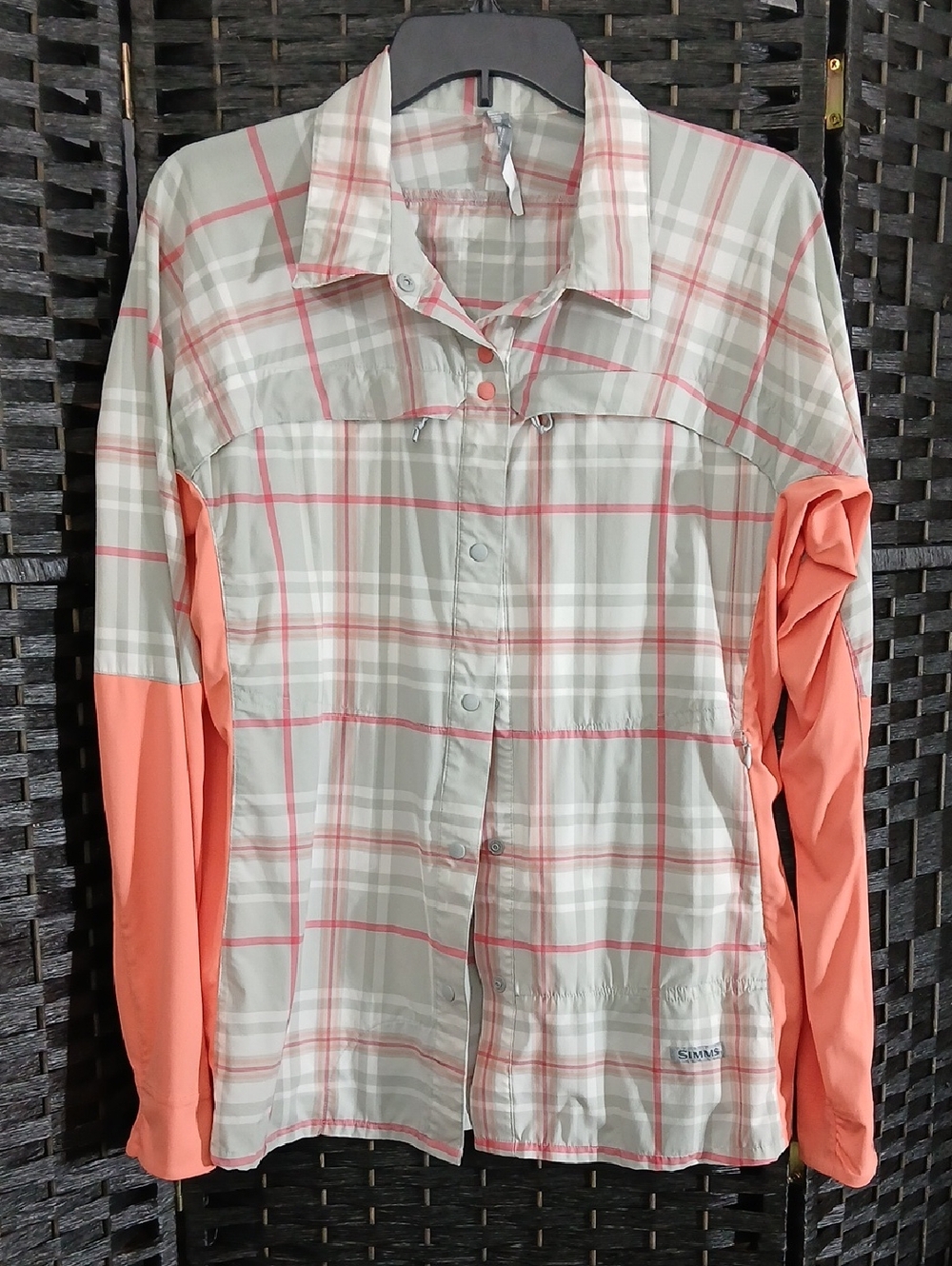 Simms Womens Big Sky Long Sleeve Fishing Shirt SZ XL